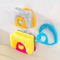 Multi-functional Sponge Drain Storage Holder Bathroom Shelf Towel Soap Dish Holder Kitchen Sink Dish Rack Suction Cup Hook