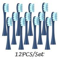 ۞✙✿ 4/8/12PCS Soft Replacement Heads For Oclean X/ X PRO/ Z1/ F1 Blue DuPont Brush Sonic Vacuum Nozzles Electric Toothbrush Bristle