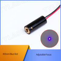 【✲High Quality✲】 natuidao13965 405nm ไดโอด D8x30mm แบบปรับโฟกัสได้1Mw 5Mw 10Mw 20Mw 30Mw สีน้ำเงินเลเซอร์จุดไดรเวอร์