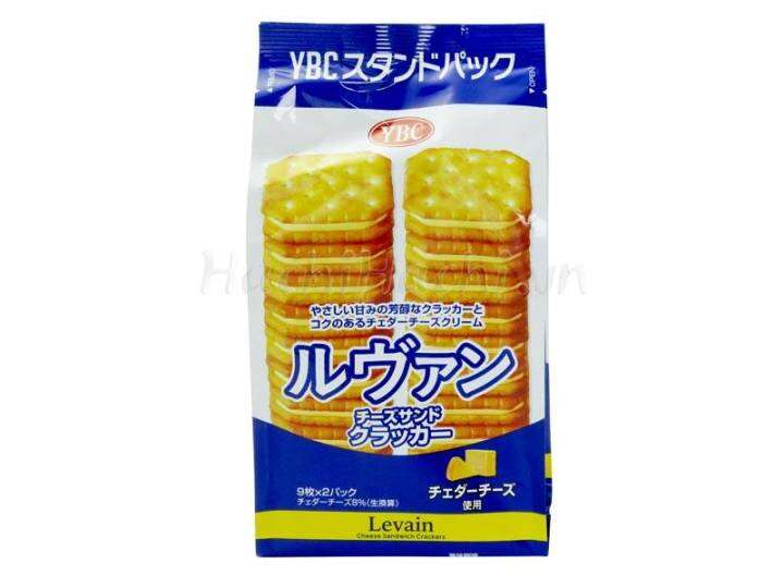 Bánh quy ngọt YBC phô mai Levain cheese Sandwich Cracker 194g Lazada.vn