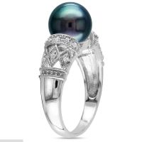 [COD] and wish hot style ring lady pearl plated wedding engagement wholesale direct sales