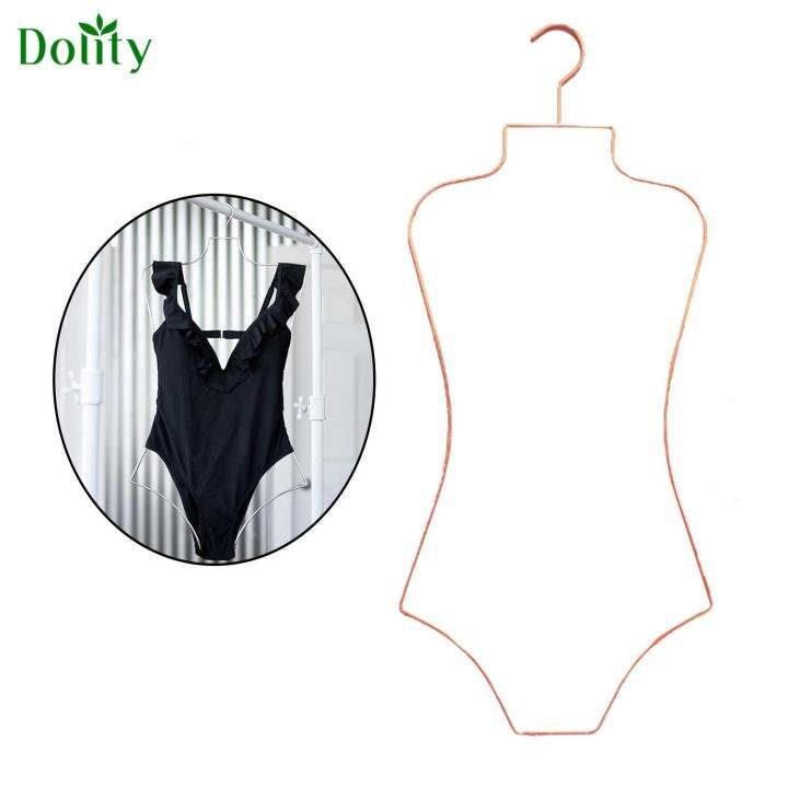 Dolity Bikini Hangers Holder Dress Metal Lingerie Hangers for Sleepwear