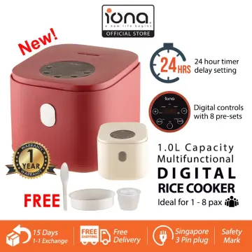 1.8L Heart-Shaped Home Rice Cooker with Functions of Cooking Rice,  Porridge, Soup and Cakes,Pink