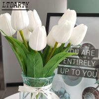 5/10/pcs Tulip Artificial Flower Real Touch Artificial Tulip Bouquet Fake Flower for Home Gift Wedding Decorative Flowers