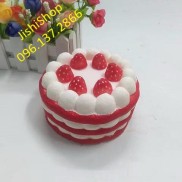 Squishy strawberry ice cream cakeSquishy Bánh Kem dâu  sỉ SCV53