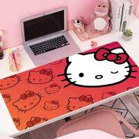 Hellos Cat Kitten Mousepad อุปกรณ์เกมคอมพิวเตอร์ Anime MousePad Tapis De Souris แผ่นรองโต๊ะ Mausepad ขนาดใหญ่ Alfombrilla Raton