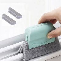 1 Set Window Groove Cleaning Brush Replacement Cloth for Window Glass Crevice Corner Cleaning Supplies Kitchen Bathroom Cleaning Tools