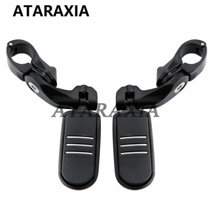 Motorcycle Engine Guard Highway Clamp Foot Pegs Footpegs Mount Footrest