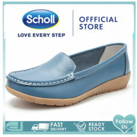 Scholl รองเท้าแตะผู้หญิง Scholl หนังรองเท้าผู้หญิง Scholl รองเท้าผู้หญิง Scholl ผู้หญิงรองเท้าแตะรองเท้าลำลองผู้หญิงโบฮีเมียนโรมันรองเท้าแตะ รองเท้าฤดูร้อนรองเท้าแตะผู้หญิงรองเท้าแบน 41