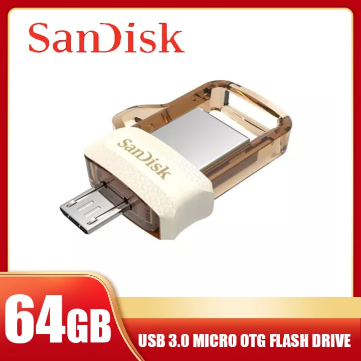 SanDisk Ultra SDDD3 USB 3.0 64GB OTG / Dual USB Drive M3.0 (Gold ...