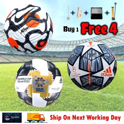 High Quality Size 5 Bola Sepak/Padang AntiSlip Soft PU Leather Soccer Football