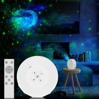 Star Projector Led Moon Full Sky Galaxy ไฟบรรยากาศสีสันสดใส Usb Night Light พร้อมรีโมทคอนโทรล