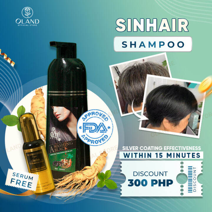 Sin hair shampoo original japan blackening hair dye shampoo organic Lazada PH