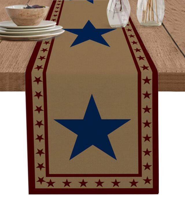 flag-day-independence-day-pentagram-table-runner-decoration-home-decor-dinner-table-decoration-table-decor