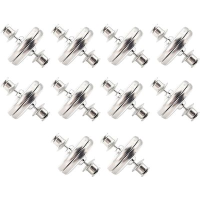 Metal Magnetic Curtain Button Holder Detachable Window Screen Magnet Buckle Lightproof Room Curtains Closure Clip 10Pc