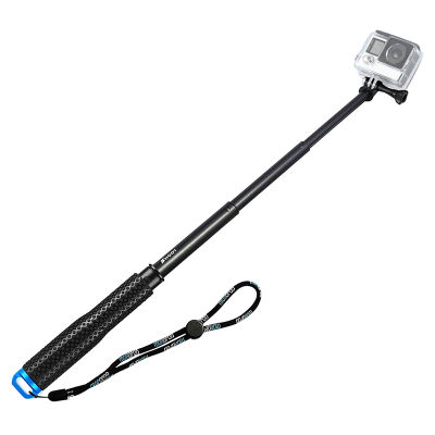 19" Extendable Handheld Selfie Stick Telescoping Pole Aluminum Alloy Monopod for Gopro Hero 5/4/3+/3 SJ4000 SJ5000 SJ6000 Action Cameras