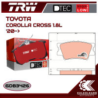 ผ้าเบรคหลัง TRW สำหรับ COROLLA CROSS 1.8L 20-&amp;gt; (GDB3426)