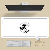 Mouse Pad Wave Art Gaming Mouse Mat 400x900 Large Computer Mousepad Gamer Rubber Mat Company Desk Pad Design Mousepads