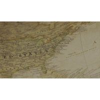 Map Of The World Vintage Style World Map Poster