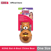 [ฟรีแคทนิป] KONG Bat-A-Bout Chime Bear ของเล่นแมว หมีล้มลุก