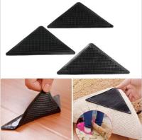 4PCS Silicone Double sided Floor Stickers Non Slip Tape Rug Carpet Mat Grippers Carpet Strong Anti Skid Fixed Floor Sticker