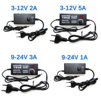 แหล่งจ่ายไฟแบบปรับได้ AC DC 3V 5V 6V 9V 12V 15V 18V 24 V 1A 2A อะแดปเตอร์สวิตช์จ่ายไฟสลับ Ac/dc 220V ถึง12V 24 V 12 24โวลต์