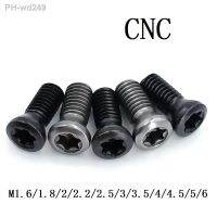 20-50pcs M1.6 m1.8 m2 m2.2 m2.5 m3 m3.5 m4 M4.5 M5 M6 CNC Insert Torx Screw for Replaces Carbide Inserts CNC Lathe Tool