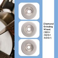 3Pcs 56mm Diamond 180/320/600 Grinding Wheel Circle Disc for Electric Multifunctional Sharpener Grinder Sharpening