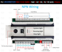 PLC AMSAMOTION AMX-FX3U-26MR-E รีเลย์ 16DI/10DO, 2AI/2AO พอร์ต Ethernet