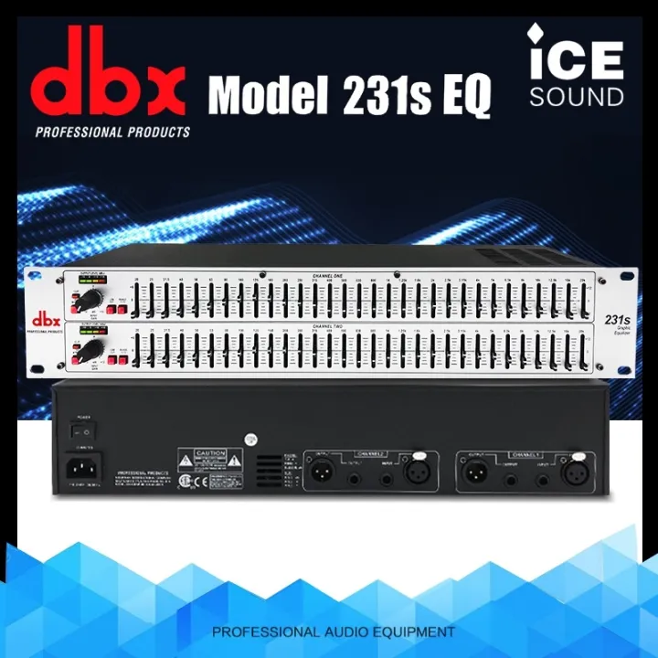 DBX Graphic Equalizer dbx 231S Dual channel 31 band 2series Lazada PH