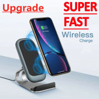 15W wireless charger stand pad metal phone chargers holder for  14 13 12 11 Xiaomi Samsung fast wireless charging station