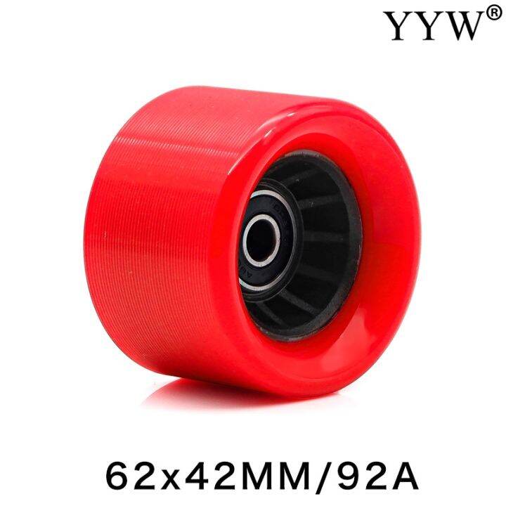 【My skateboard shoes】62x42mm Quad Roller Skates Wheels 92A Hardness