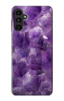 เคสมือถือ Samsung Galaxy A13 5G ลายพิมพ์กราฟิคอเมทิสต์ควอตซ์สีม่วง Purple Quartz Amethyst Graphic Printed Case For Samsung Galaxy A13 5G