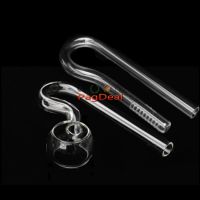 【cw】 1 Set Aquarium 12/16mm Glass Spin Pipe Inflow Outflow Tube for Planted Skimmer Filter Tubing