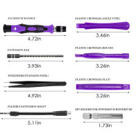 170 In 1 Precision ไขควงชุดโทรศัพท์มือถือนาฬิกาซ่อมไขควง Bit เครื่องมือ Magnetic Torx Phillips ไขควง Bit Die Socket Combo Kit