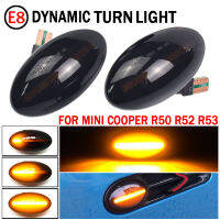 สำหรับ Mini Cooper R50 R53 2002-2006แบบไดนามิก LED เลี้ยวด้านข้าง M Arker แสงสำหรับ Mini Cooper R52 2004-2008 LED ด้าน Repeater โคมไฟ