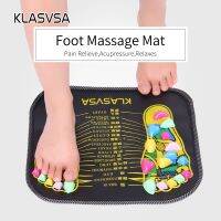 KLASVSA Réflexologie Marche Pierre de massage de Pied Jambe Douleur Soulager Relief À Pied de Soins De Santé Mat Acupression Tapis Pad massageador