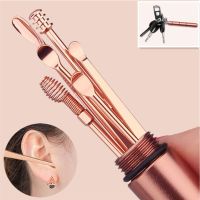 360° spiral stainless steel earwax remover ear piercing kit ear cleaner wax removal health care Ear care tools