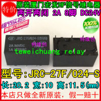 จัดส่งฟรี100 ใหม่รีเลย์เดิม10 JRC-27F-024-S HFD27-024-S JRC-27F 024-S JRC27Fชิ้นล็อต (555) 0.2W 4078 24V