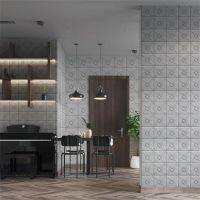 ✇♈♝ Wall Decal 70x77cm Imitation Brick Creative Anti-collision Waterproof Diy Home Decor Tile Stickers Self-adhesive Foam Wallpaper