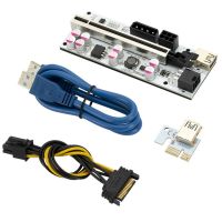 PCI-E 1X to 16X Riser Card,GPU Riser Adapter Card,with USB Cable, for Bitcoin &amp; Crypto Mining Ethereum Mining ETH