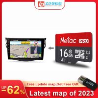 Latest 2023 offline micro SD card 16GB Map Andriod system Navigation radio free update Europe Russia spain middle east