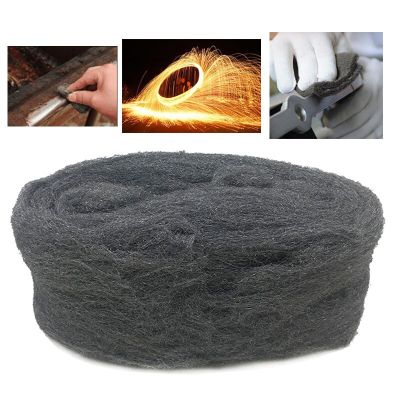 New Stainless Steel Wire Wool Grade 0000 3.3M for Wood Stone Polishing Cleaning Rust Removal Photography Non Crumble