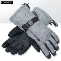 【LZ】☸✻  COPOZZ-Luvas De Neve Térmicas Impermeáveis Luvas De Esqui Unisex-Luvas De Snowboard De 30 Graus Touchscreen Snowmobile Motor Motor