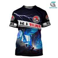 2023 I Am A Welder เสื้อเชิ้ตพิมพ์ลาย 3 มิติ NV062 เสื้อยืด 3D