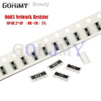 【hot】☫❀  100PCS 0603x4 8P4R 2x4P Network Resistor SMD 0   Ohm 1K 910K 2.2K 4.7K 10K 22K 47K 100K 1M 1R 10R 220 470