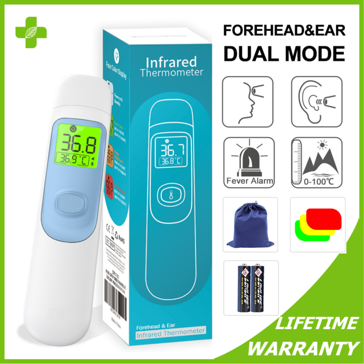 Digital Thermometer NonContact Infrared Thermometer 4 Color Display