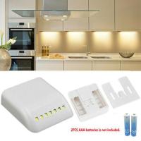 LED Night Light PIR Motion Sensor Lamps In Hinge Cabinet Wardrobe Drawer Closet Battery Powered