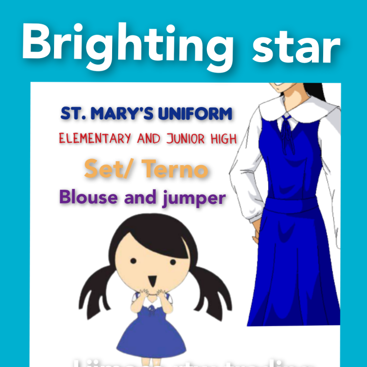 BS' ST. MARYS' DAILY UNIFORM// MARIAN SCHOOL UNIFORM FOR GIRLS Lazada PH