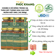 Mật Ong Phúc Khang - Combo 5 Hũ Đông Trùng Hạ Thảo Mật Ong 300g